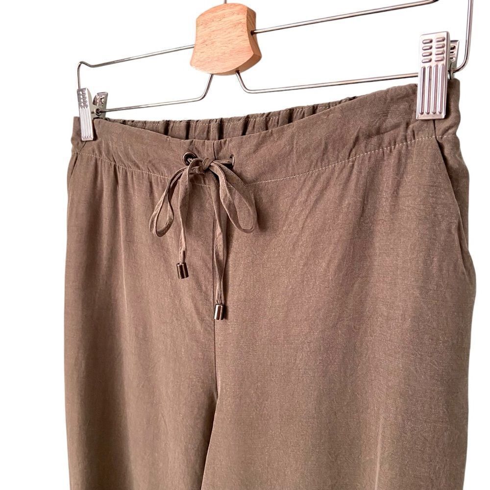 Zara Drawstring Jogger Pants in Olive Green in Size XS - Picture 3 of 8